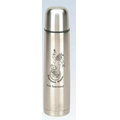 16 Oz. Stainless Steel Thermos W/ Carrying Bag (Screened)